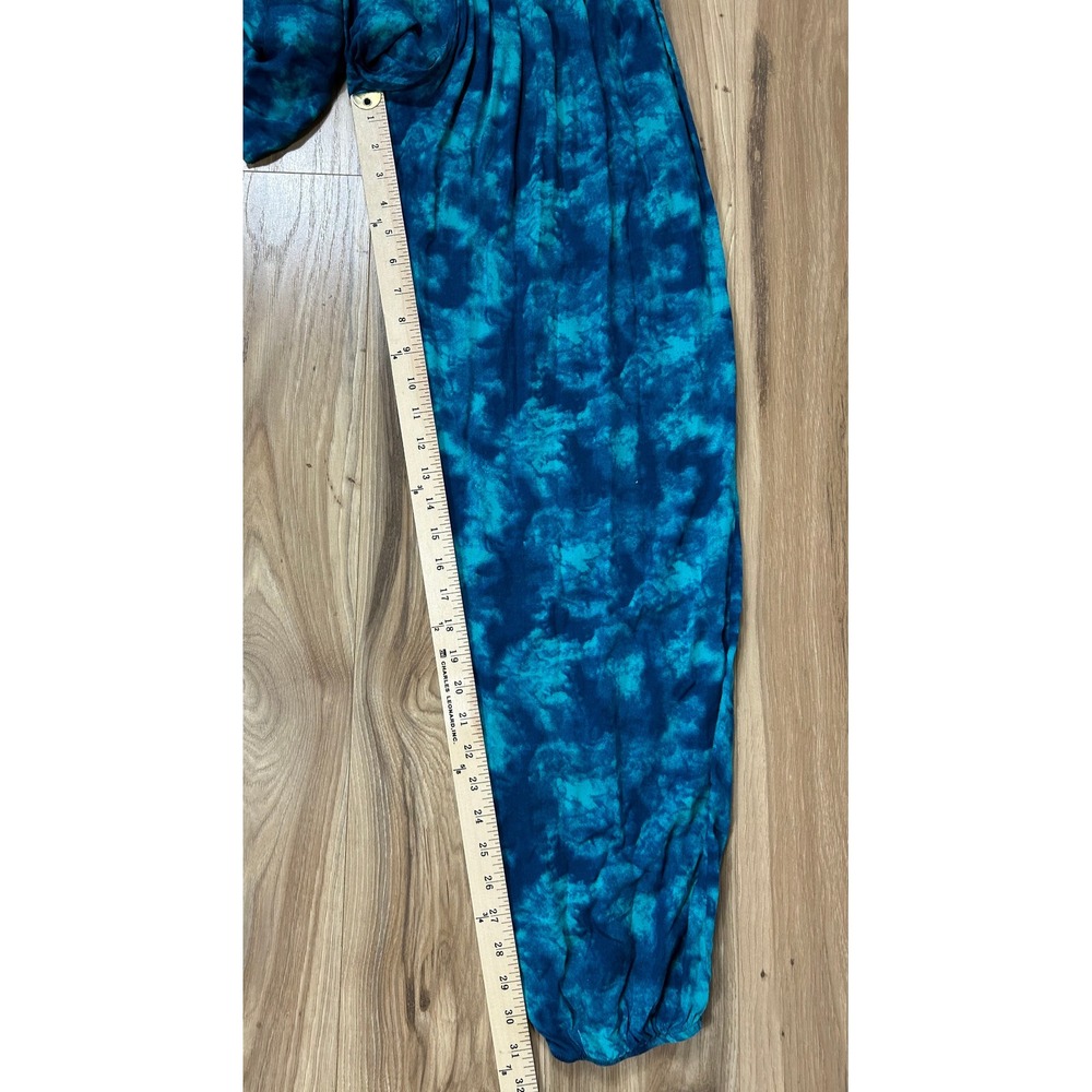 Lotus and Luna Harem Pants Women's Pink Blue Tie Dye Mandala Boho Bundle/2 READ - Picture 7 of 12